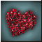Рубиновое сердце F
