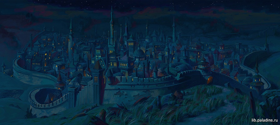 Изображение (арт) Old city (ночь)