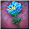 Бирюзовый цветок