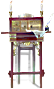 Золотой столик для записей храма